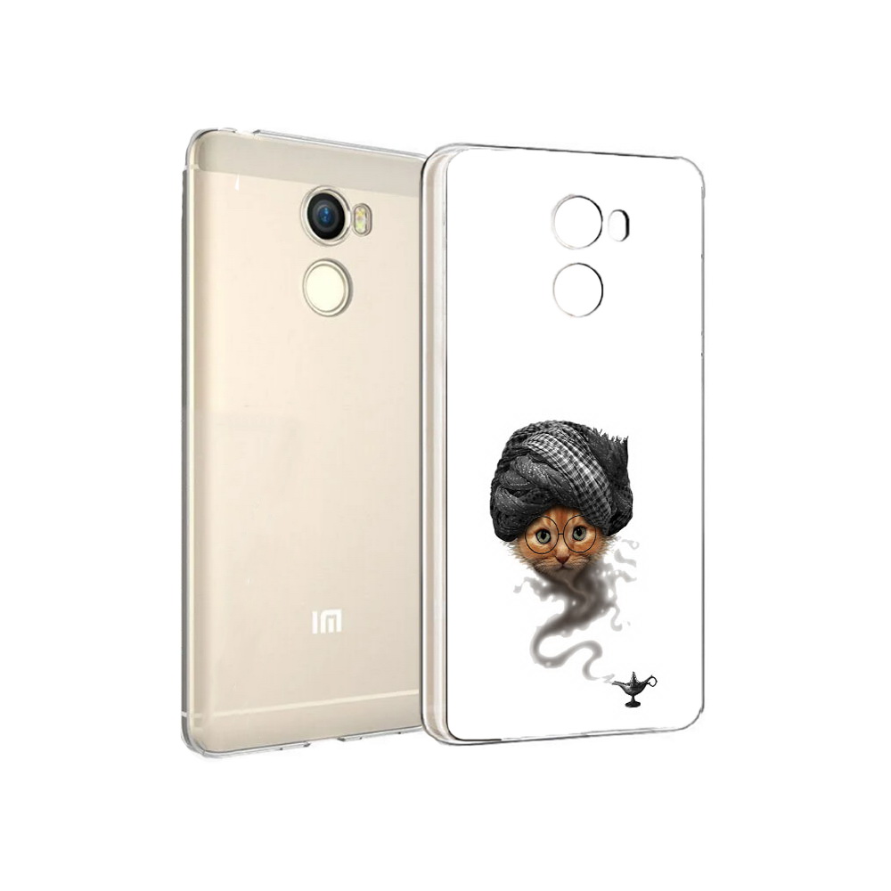 

Чехол MyPads Tocco для Xiaomi Redmi 4 кот джин (PT47306.287.398), Прозрачный, Tocco