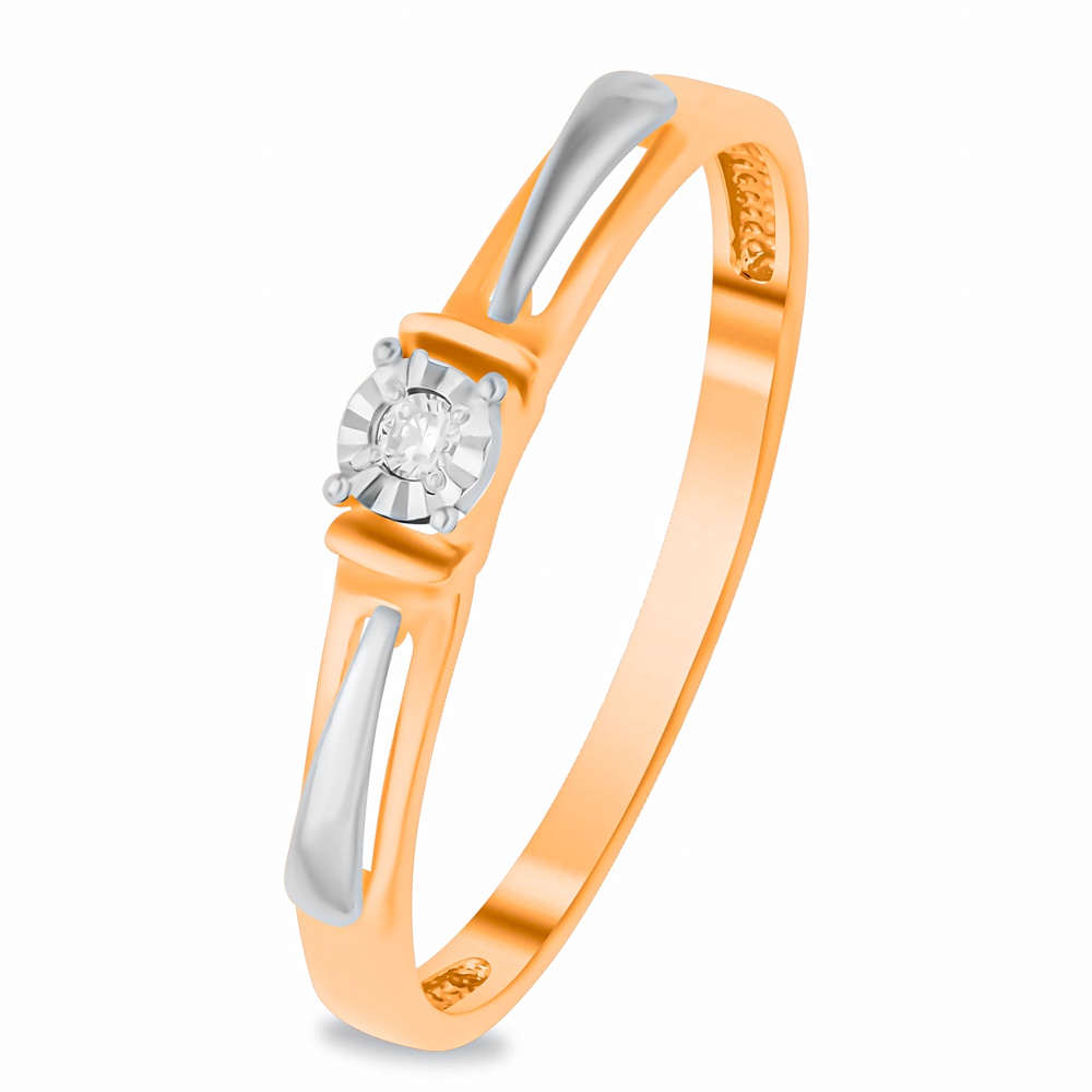 

Кольцо из золота р. , 585Gold 101015445, бриллиант, 101015445