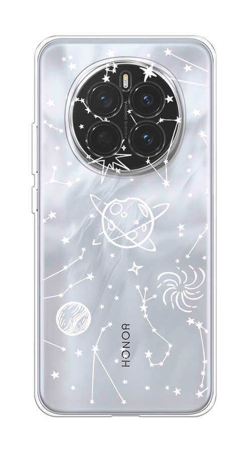 

Чехол на Honor Magic 7 Планеты в космосе, Белый, 6125550-1