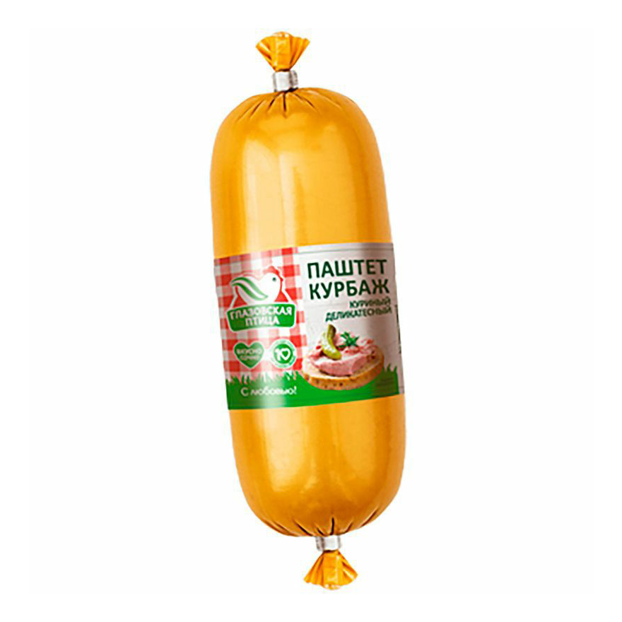 

Паштет куриный Глазовская птица Курбаж деликатесный 150 г