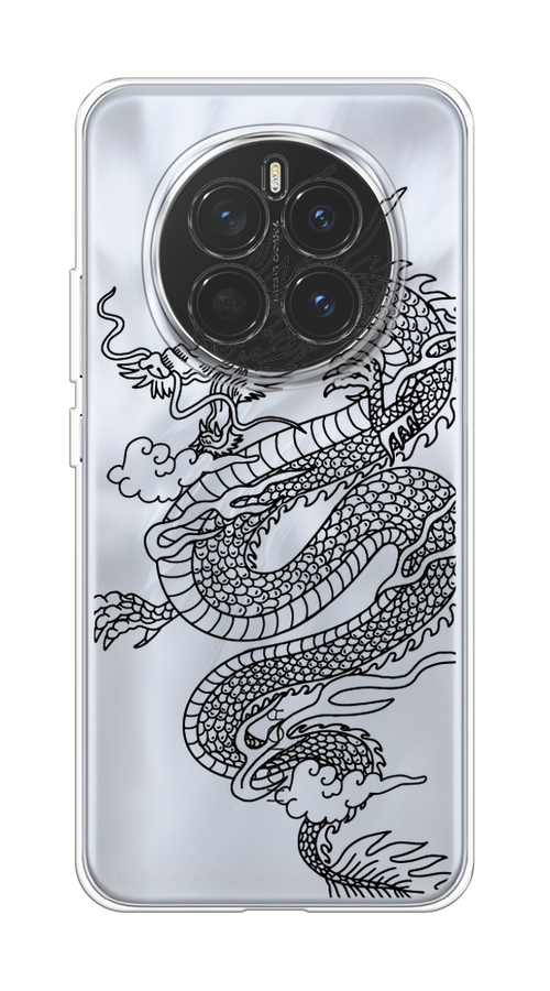 

Чехол на Honor Magic 7 Большой китайский дракон, Черный;серый, 6125550-1