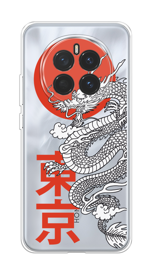 

Чехол на Honor Magic 7 Китайский дракон, Черный;красный;белый, 6125550-1