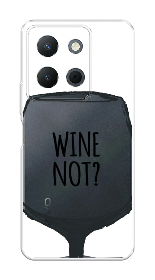 

Чехол на Vivo Y36 4G "Wine not white", Белый, 269250-1