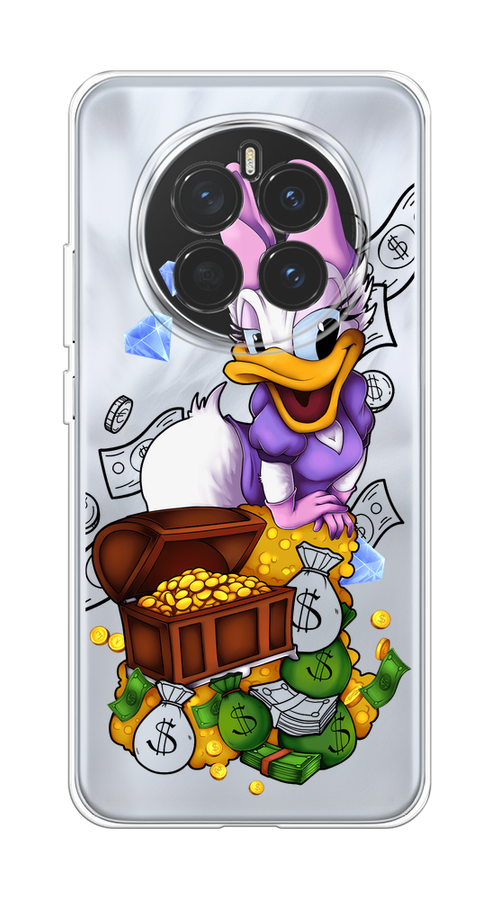 

Чехол на Honor Magic 7 Rich Daisy Duck, Коричневый;белый;фиолетовый, 6125550-1