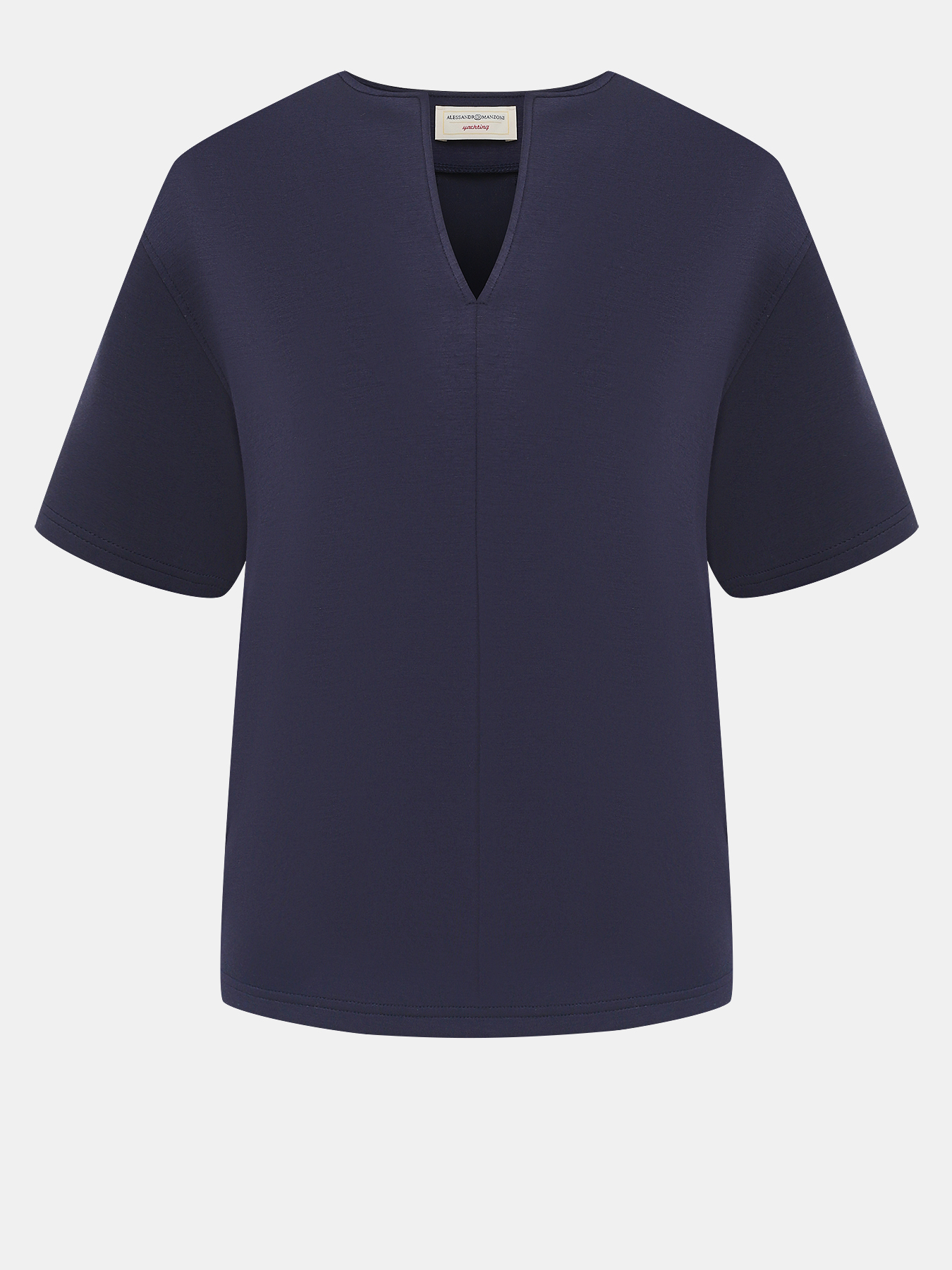 

Толстовка женская Alessandro Manzoni yachting 473723 синяя 42 EU, Синий, 473723