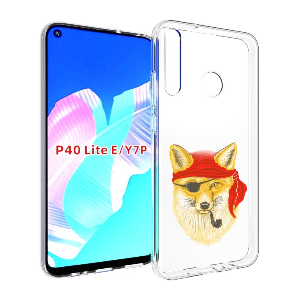 

Чехол бампер MyPads лиса-пират для Huawei P40 Lite E., Прозрачный, Tocco