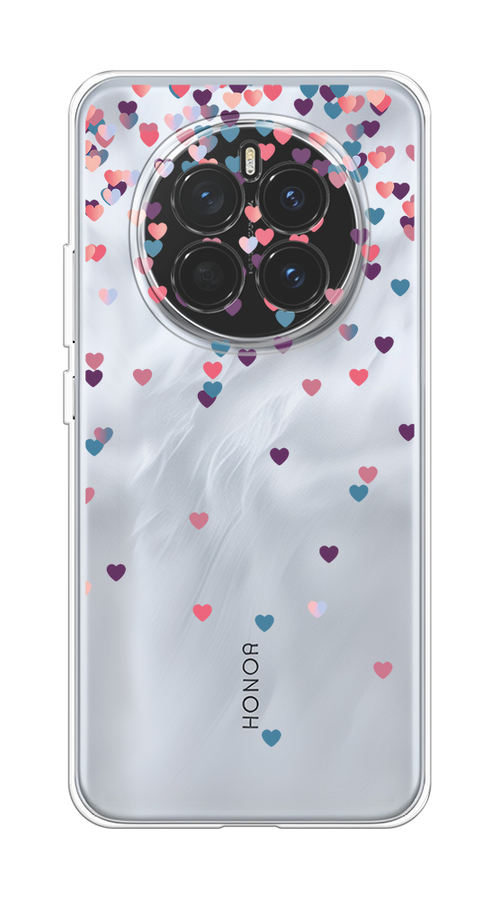 

Чехол на Honor Magic 7 Посыпка сердечки, Розовый;фиолетовый, 6125550-1