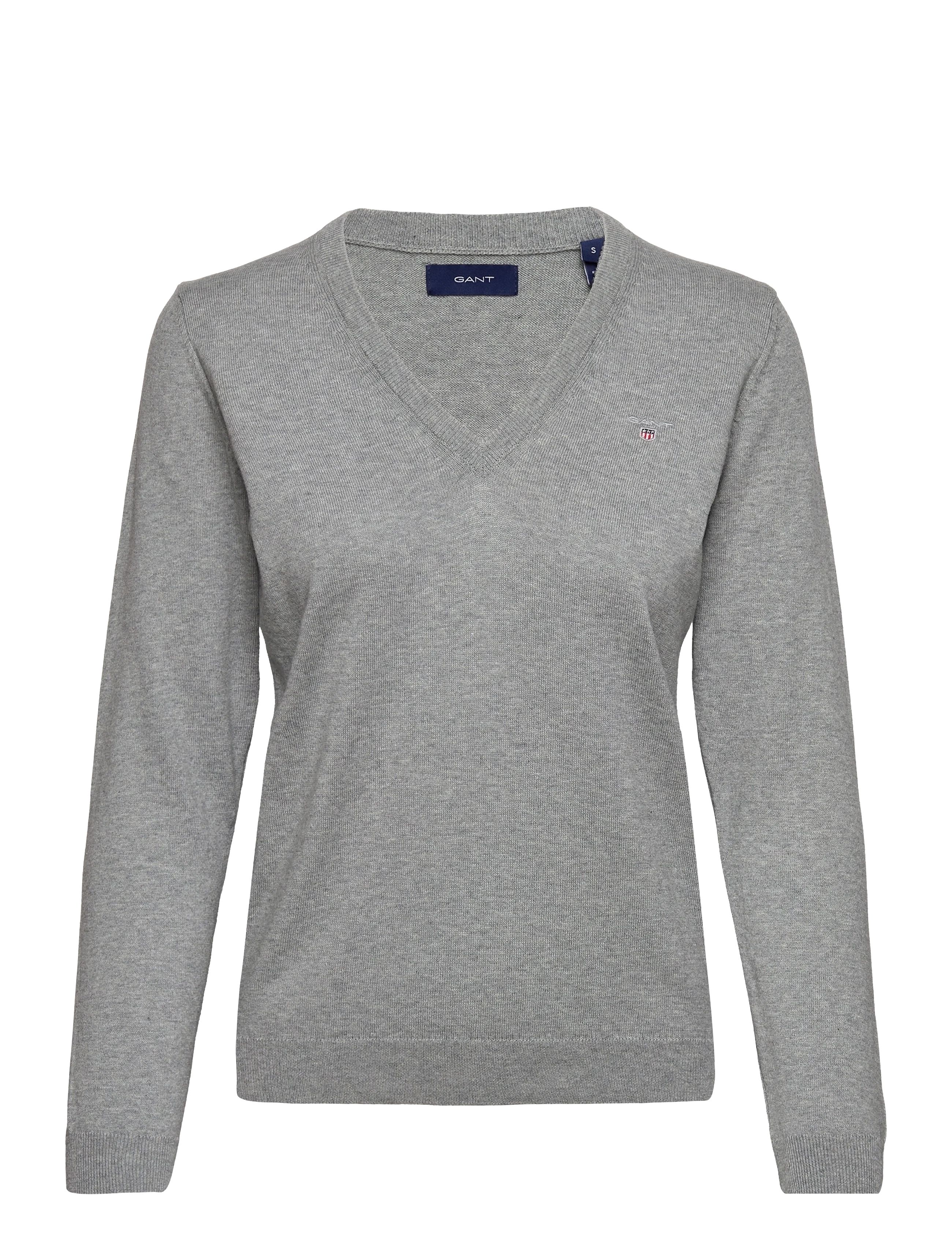 Пуловер женский GANT 483042 серый M