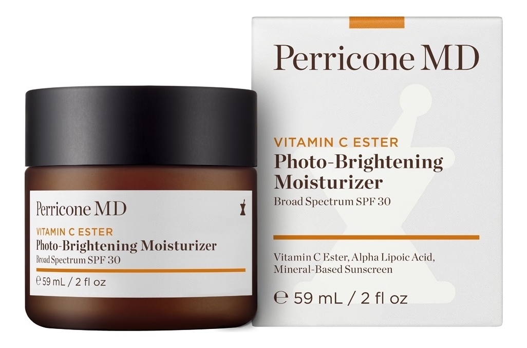 Крем для лица Perricone MD Vitamin C Ester Photo-Brightening Moisturizer SPF30, 59 мл эмульсия для лица дневная увлажняющая spf30 antirougeurs avene авен 40мл