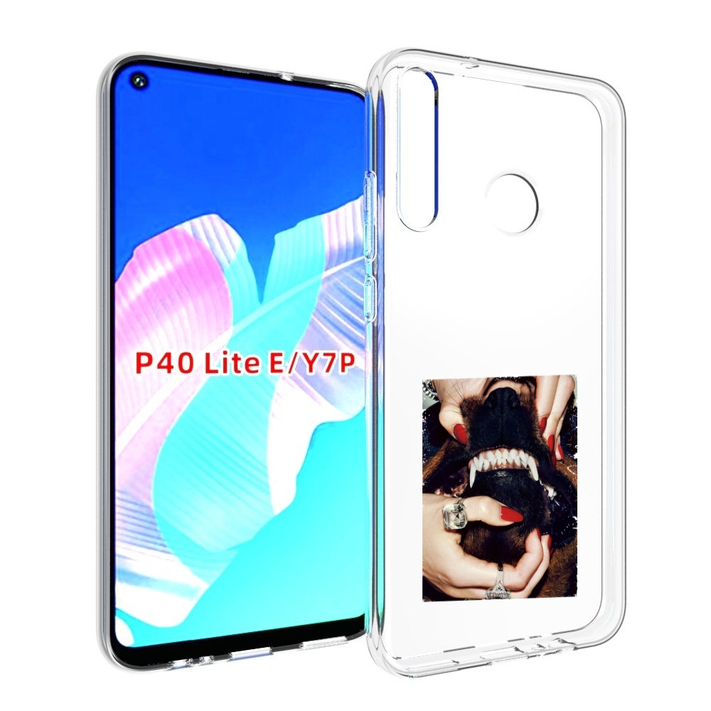 

Чехол бампер MyPads маникюр для Huawei P40 Lite E., Прозрачный, Tocco