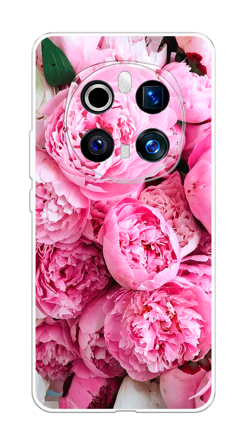 

Чехол на Honor Magic 7 Pro Розовые пионы, Бежевый;розовый, 6125650-1