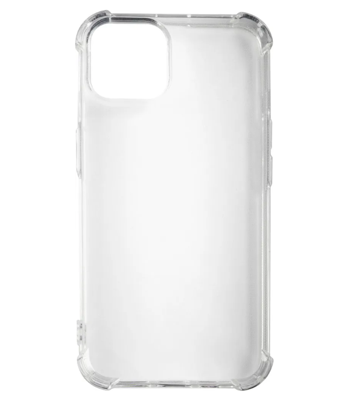Накладка силикон iBox Crystal для iPhone 14, с усиленными углами (прозрачный)