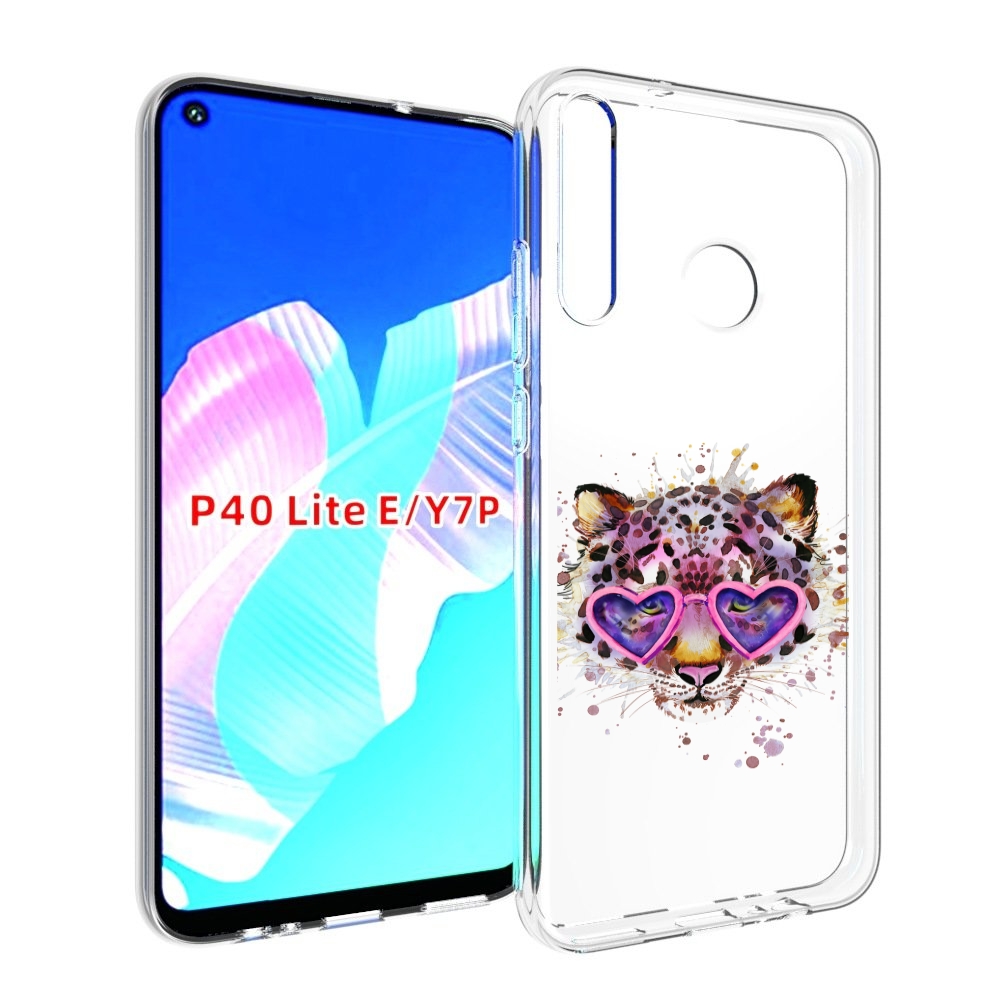 

Чехол бампер MyPads модный леопард для Huawei P40 Lite E., Прозрачный, Tocco