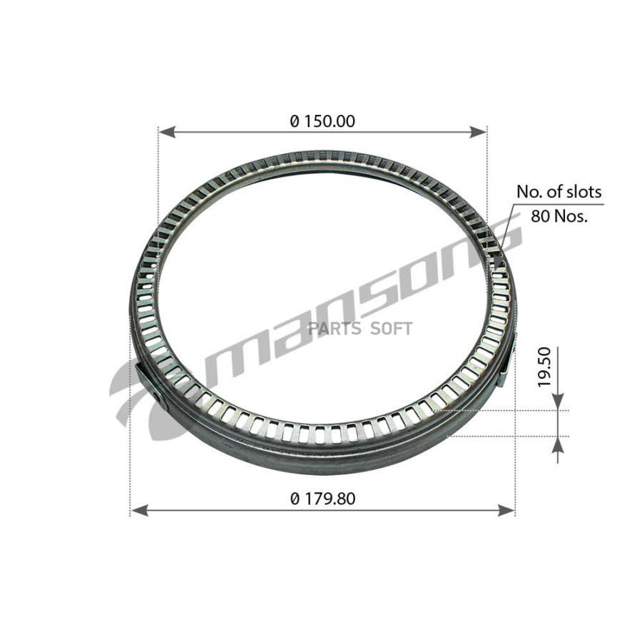 Кольцо Датчика Abs Mansons арт. 300.338