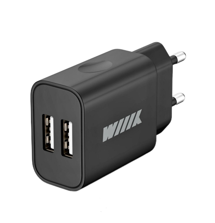 

Сетевое зарядное устройство Wiiix UNN-1-2-02 2.4A универсальное черный