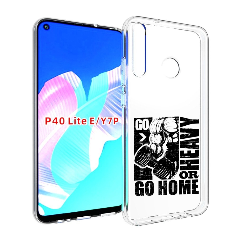 

Чехол бампер MyPads накаченные руки для Huawei P40 Lite E., Прозрачный, Tocco