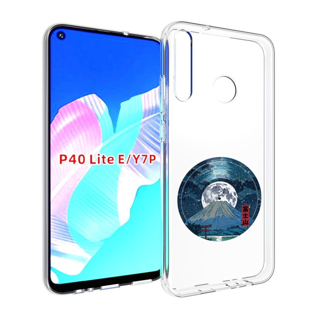 

Чехол бампер MyPads нарисованная виниловая гора с луной для Huaw, Прозрачный, Tocco