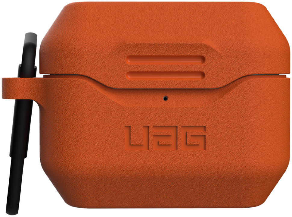 фото Чехол urban armor gear standard issue silicone_001 case для airpods pro orange uag