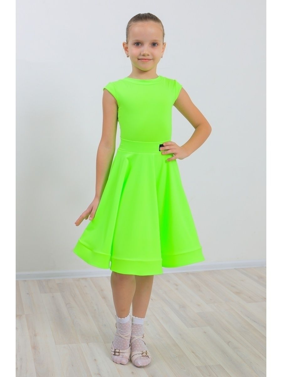 Платье детское SARDANA DRESS BS-15, салатовый, 122