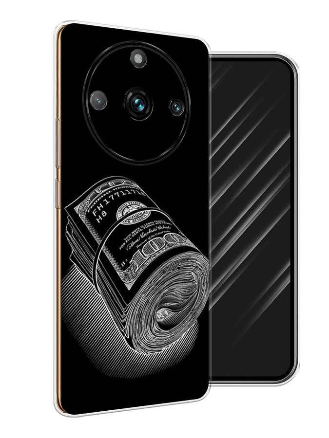 

Чехол Awog на Realme 11 "Кубышка денег", Черный;серебристый, 2514150-5