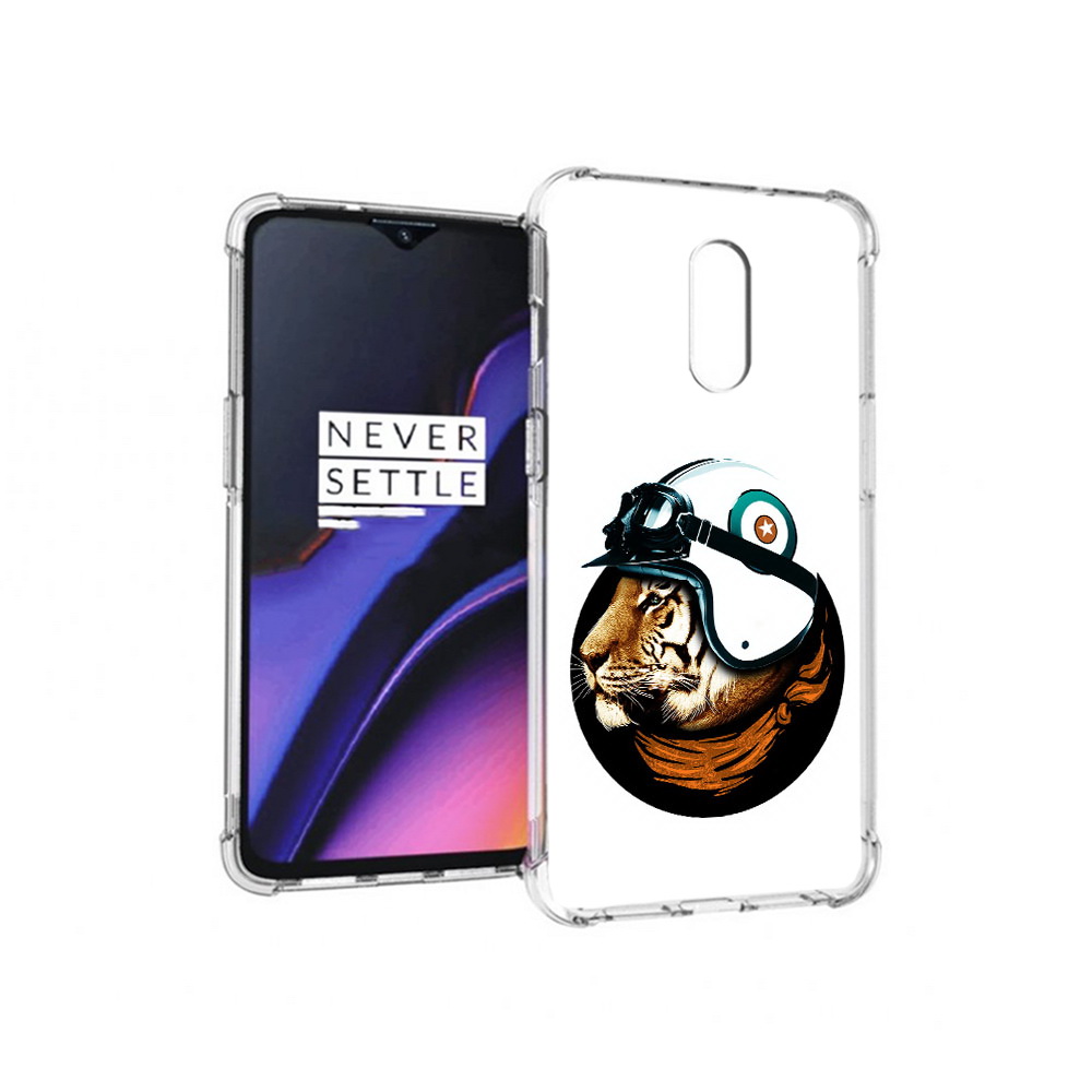 

Чехол MyPads Tocco для OnePlus 7 Тигр в шлеме (PT227043.140.171), Прозрачный, Tocco