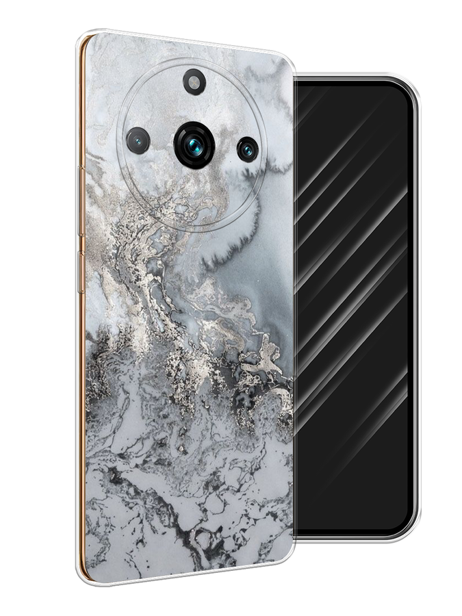 

Чехол Awog на Realme 11 "Морозная лавина серая", Серый;серебристый, 2514150-3