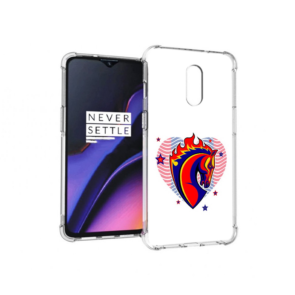 

Чехол MyPads Tocco для OnePlus 7 ФК ЦСЛ Лошадь (PT227043.140.180), Прозрачный, Tocco