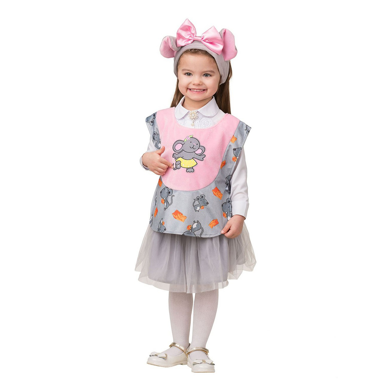 Карнавальный костюм для девочки Батик Кошка-Мышка р универсальный в ассортименте
