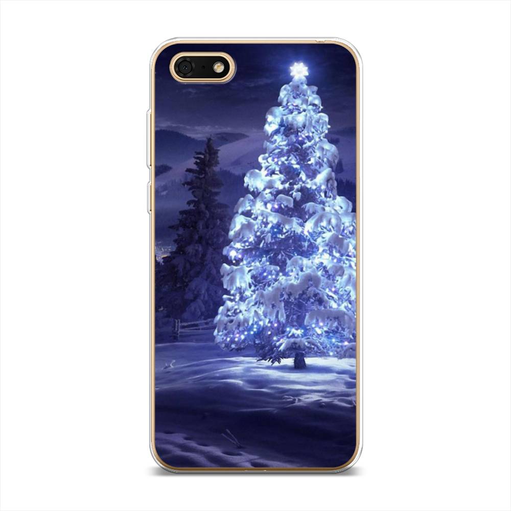 

Чехол на Huawei Honor 7A "Зима 4", Синий;черный;белый, 65950-2