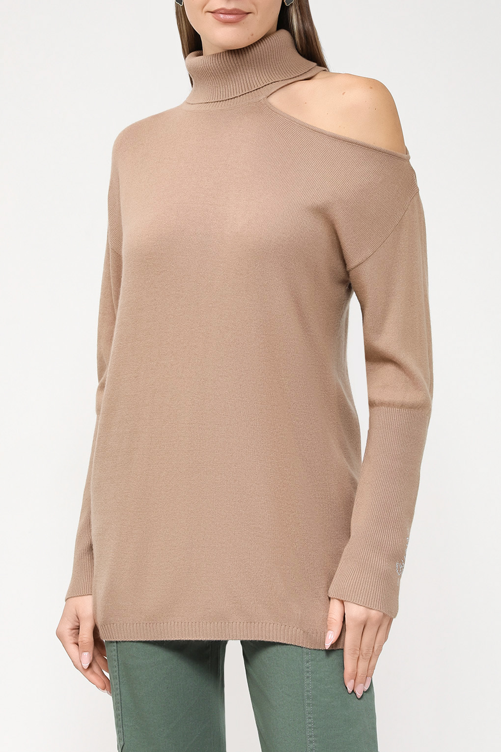 

Свитер женский Guess W3BR38 Z39A0 коричневый L, W3BR38 Z39A0