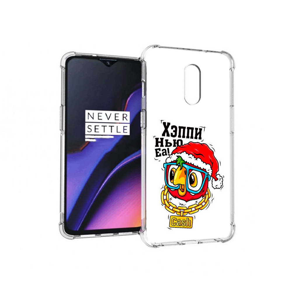 

Чехол MyPads Tocco для OnePlus 7 Хэппи нью еа (PT227043.140.196), Прозрачный, Tocco