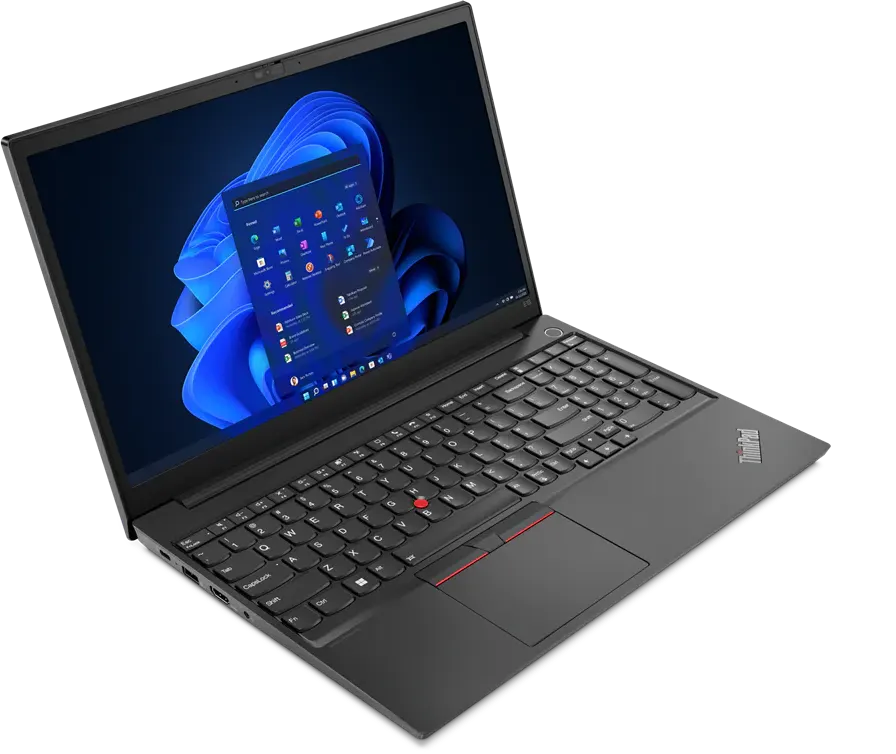 фото Ноутбук lenovo thinkpad e15 black (21ed004xrt)