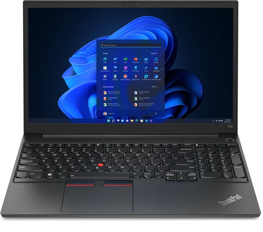 Ноутбук Lenovo ThinkPad E15 Black (21E60062RT)