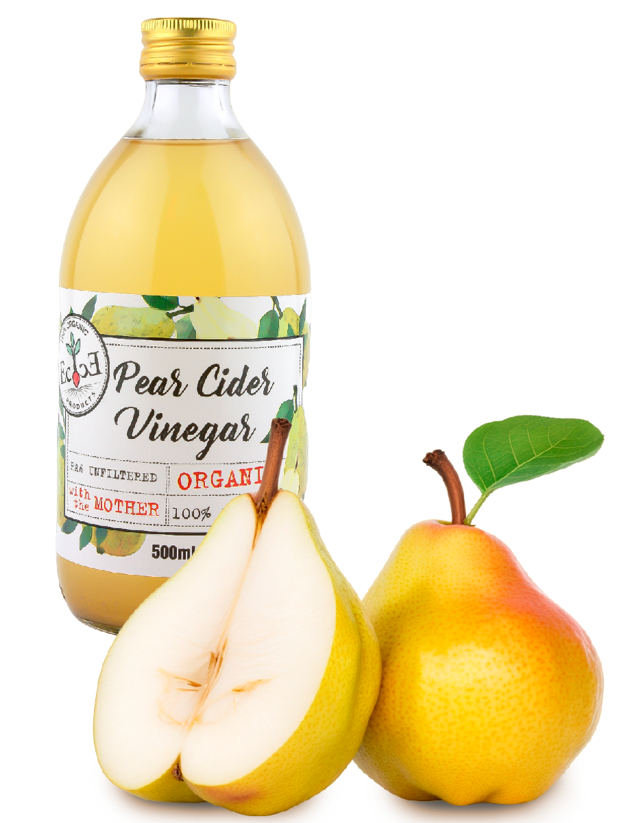 Уксус грушевый ECOCE нефильтрованный, 500 мл