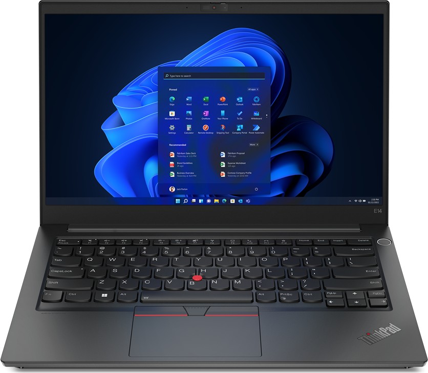 

Ноутбук Lenovo ThinkPad E14 Black (21E3006HRT), ThinkPad E14