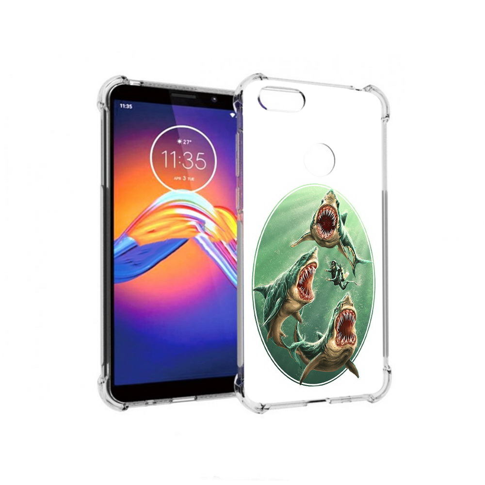 

Чехол MyPads Tocco для Motorola Moto E6 синяя бездна (PT227058.343.600), Прозрачный, Tocco