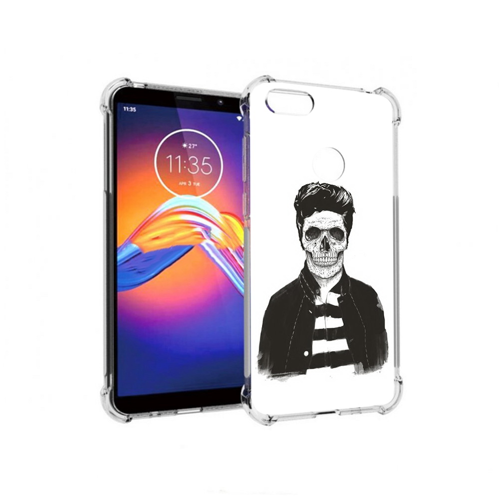 

Чехол MyPads Tocco для Motorola Moto E6 скелет (PT227058.343.604), Прозрачный, Tocco