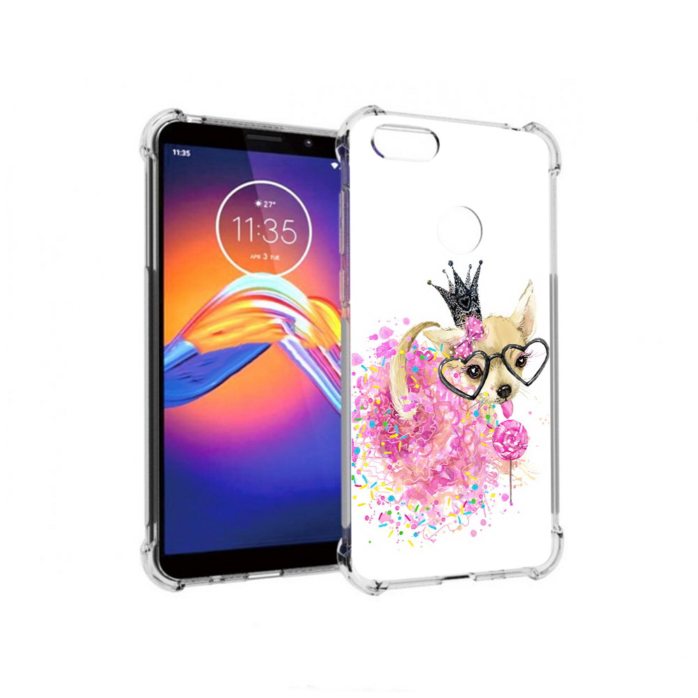 

Чехол MyPads Tocco для Motorola Moto E6 сладкая принцесса (PT227058.343.606), Прозрачный, Tocco