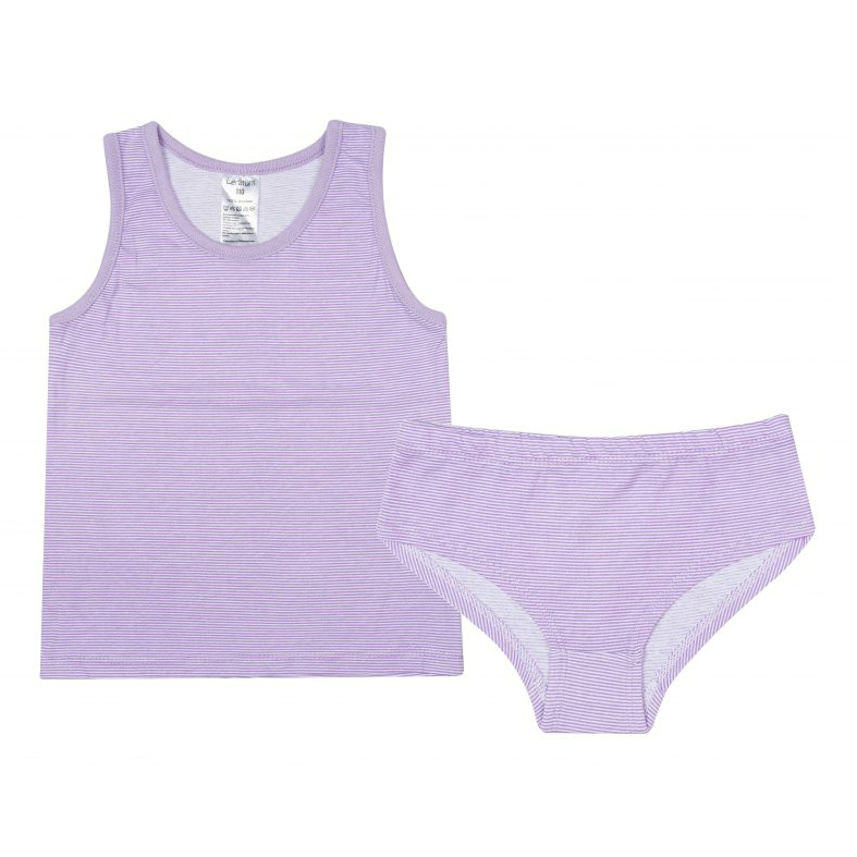 

Комплект белья для девочки Leratutti сиреневый р 86