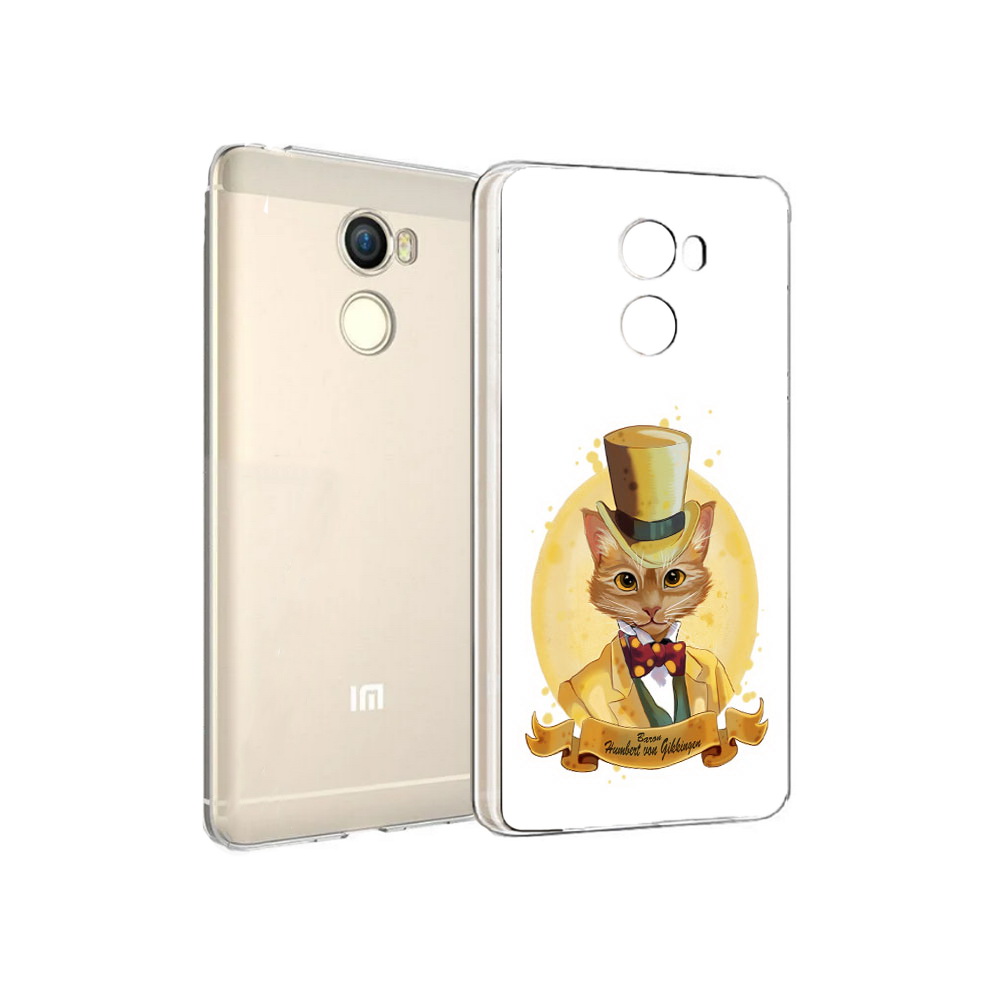 

Чехол MyPads Tocco для Xiaomi Redmi 4 кот юрист (PT47306.287.401), Прозрачный, Tocco