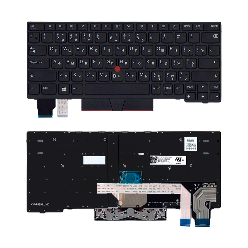 

Клавиатура для ноутбука Lenovo X280 черная