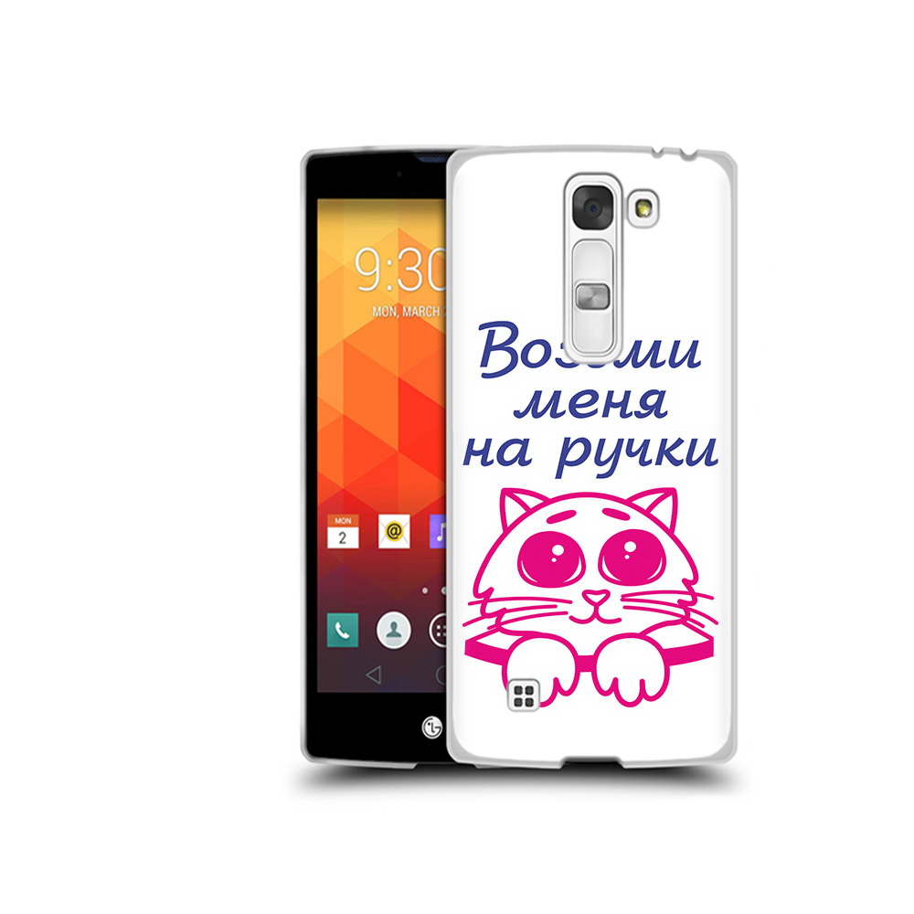 

Чехол MyPads Tocco для LG Magna мяу (PT13410.79.491), Прозрачный, Tocco