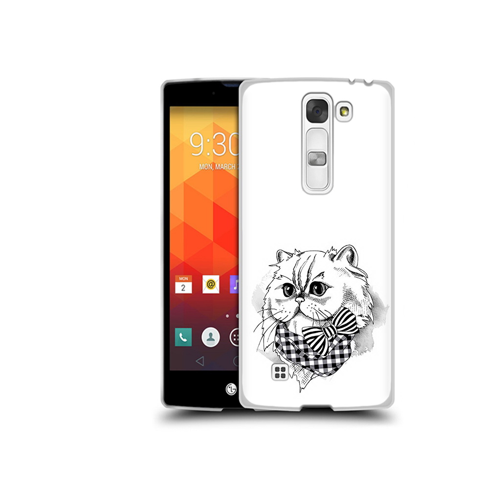 

Чехол MyPads Tocco для LG Magna нарисованная красивая кошечка (PT13410.79.503), Прозрачный, Tocco