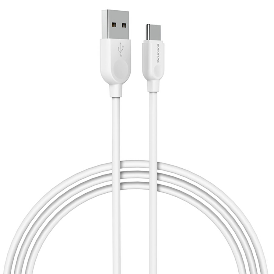 

Кабель BOROFONE BX14 LinkJet USB Type-C - USB 2 м, белый, BX14 LinkJet