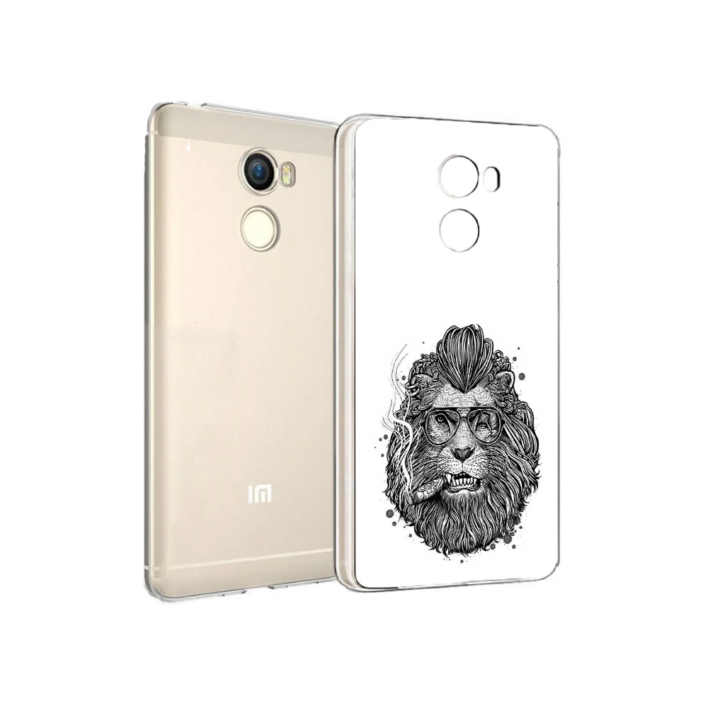 

Чехол MyPads Tocco для Xiaomi Redmi 4 курящий лев (PT47306.287.432), Прозрачный, Tocco