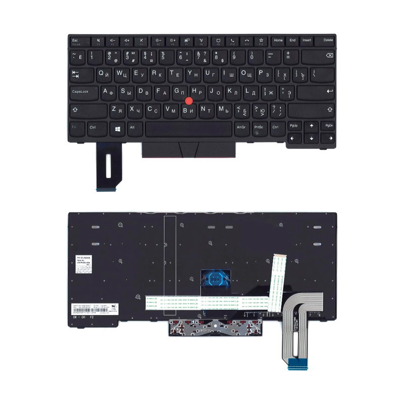 

Клавиатура для ноутбука Lenovo Thinkpad T14 P14s черная