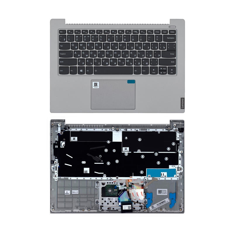 

Клавиатура для ноутбука Lenovo IdeaPad S340-14 топкейс silver