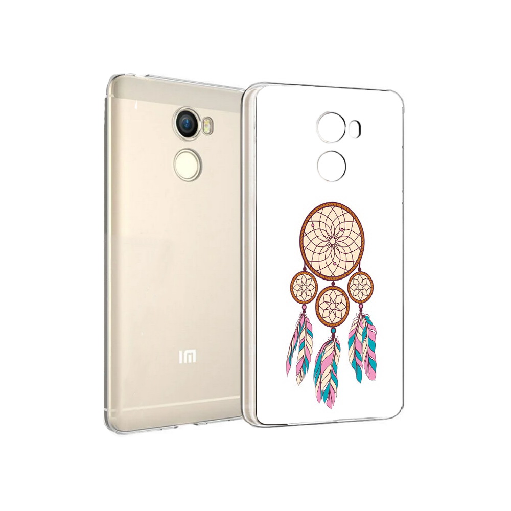 

Чехол MyPads Tocco для Xiaomi Redmi 4 ловец снов бежевый (PT47306.287.442), Прозрачный, Tocco