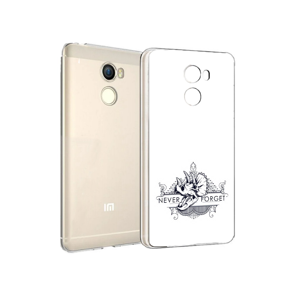 

Чехол MyPads Tocco для Xiaomi Redmi 4 логотип носорога никогда не забуду (PT47306.287.445), Прозрачный, Tocco