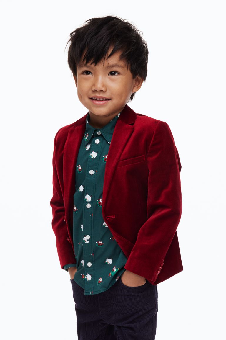 Пиджак детский H&M 1066521, цвет красный, размер 110 (доставка из-за рубежа)